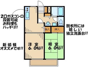 コーポウィステリアの物件間取画像